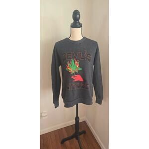 Devils lettuce gray sweatshirt medium